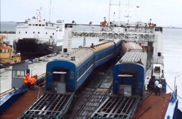 Керченская переправа готова встретить первый поезд Москва – Симферополь источник