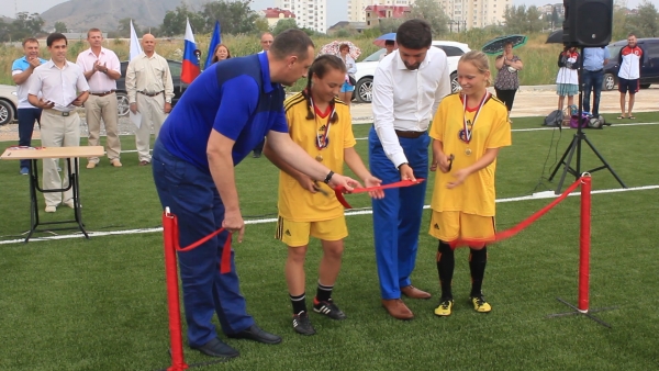 В Судаке открыли новое футбольное поле