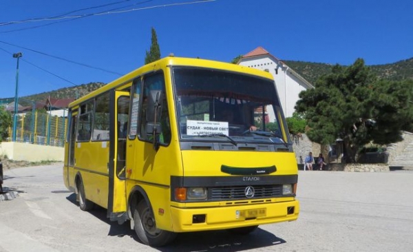Информируем о движении автобусов по маршруту «Судак – Новый Свет»