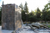 В Судаке вандалами разрушен памятник Владимиру Ильичу Ленину