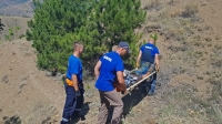 Спасатели Судакского АСО «КРЫМ-СПАС» эвакуировали мужчину, травмированного в горах