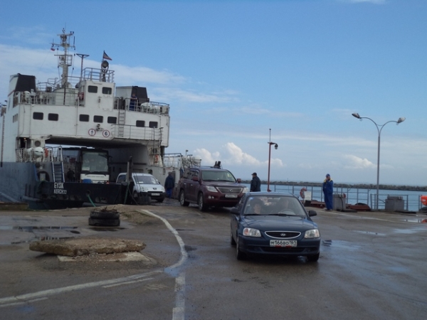 Республика Крым.Как добраться на своем автомобиле через паромную переправу?